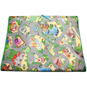 Tapete Infantil de Juego de Tráfico 120 x 100 x 0,3 cm de Espuma EVA