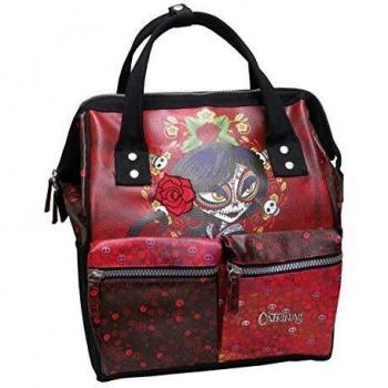 CYP- Mochila Boca Ancha CATRINAS - Rosabella, Multicolor