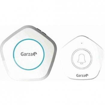 Garza 401223 Timbre Inalámbrico Exterior Por Infrarrojos, Blanco