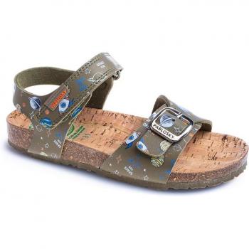 Sandalias Niño Pablosky 508990p - Sandalias de niño de materiales reciclados con cierre adherente