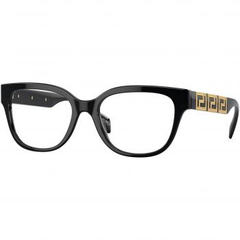 Versace VE3338F Asian Fit GB1 Gafas Recetadas para Mujer Negras