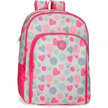 Mochila Doble Compartimento Roll Road Queen, Multicolor, 44 cm