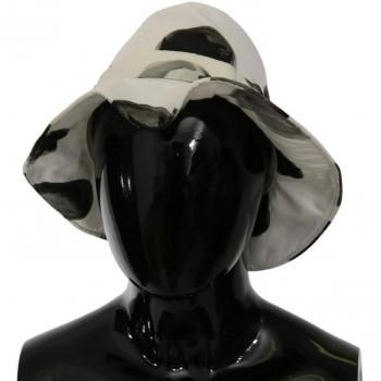 Dolce & Gabbana White Cotton Big Polka Dot Pattern Bucket Hat - 58 cm|M