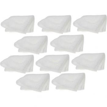 Set de 10 filtros universales anti-grasa para campana extractora - 57 x 47 x 4,5 cm, microfibra y vellón