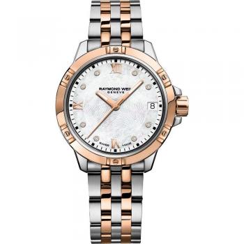 Reloj de Mujer Raymond Weil Tango de Cuarzo 30mm con Armis Bicolor de Acero Inoxidable y Oro Rosa PVD