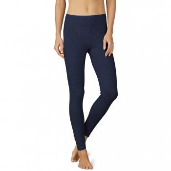Mey Cotton Pure Women's Long Leggings Night Blue, Size 36, Elastic Waistband