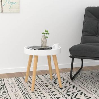 White Pine Side Table 15x15x15.7 Engineered & Solid Wood