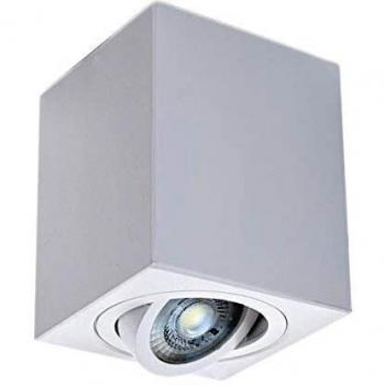 Plafón Cuadrado de Aluminio GAMA-8010D GU10 35W Blanco