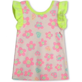Vestido de bebé niña Billieblush estampado con mangas con volantes