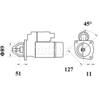 Alternador MAHLE Starter MS 774, tipo: alternador de arranque, características: compatible con diversas marcas de vehículos, alta eficiencia energética, diseño compacto, fácil instalación