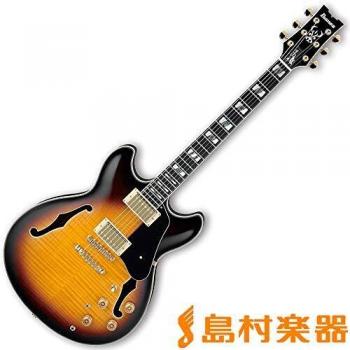Ibanez JSM10-VYS Guitarra Eléctrica Semi Acústica John Scofield Signature Vintage Amarillo Sunburst
