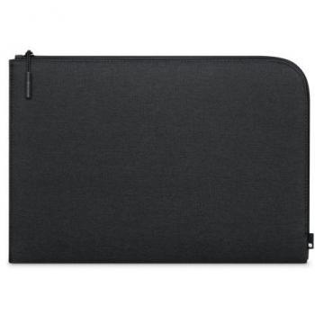 Incase Facet Sleeve Funda de Tela Reciclada Negra para MacBook Pro 15-16 (40,6 cm)