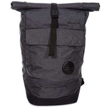 Trespass UTTP4713_1, Rolla Mochila de Senderismo Acolchada con Cremallera para Hombre, Gris Oscuro, Talla Única Unisex adulto, Standard
