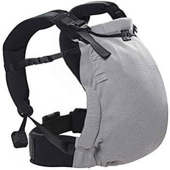 Mochila Portabebés Evolutiva My Néo Gris - Preformada para Recién Nacidos 0-12 meses, Tejido 3D Ligero y Transpirable