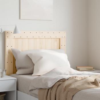 Cabecero de cama 80x104 cm Madera maciza de pino Vidaxl Marrón