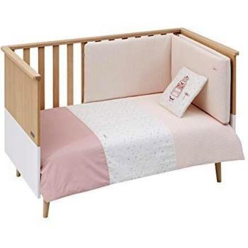 Cambrass Jgo 2 Pcs.F.Nordica Cuna 60 Sky Rosa 100x140 cm