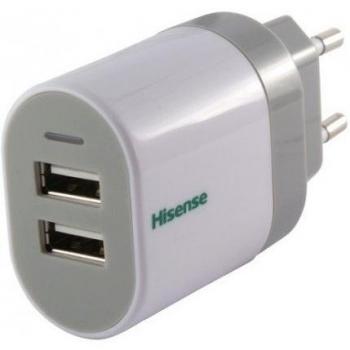 Hisense - Cargador de red doble entrada usb bcxdu2