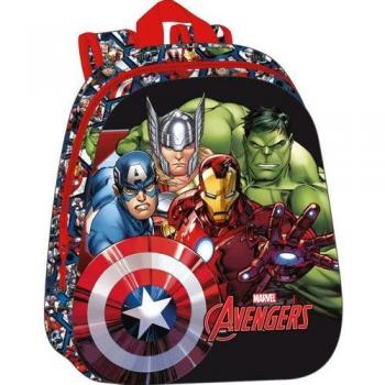 MOCHILA 3D AVENGERS 27x33x1cm