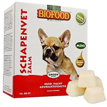 Biofood Delicias Mini de Grasa de Oveja con Salmón - Pack de 80 Unidades