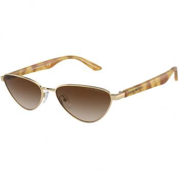 Emporio Armani EA2153 Women's Cat Eye Sunglasses Gold Size 56