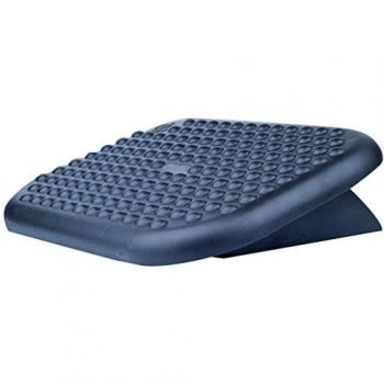 Fellowes - Ergo - Reposapiés Con Inclinación Ajustable, Soporte Para Apoyo De Pies Con Base Antideslizante, Ayuda A Aliviar La Tensión En La Parte Inferior De La Espalda, Color Gris
