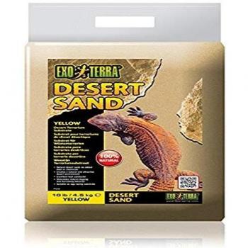 EXO TERRA Arena del Desierto, Color Amarillo - 4,5 kg
