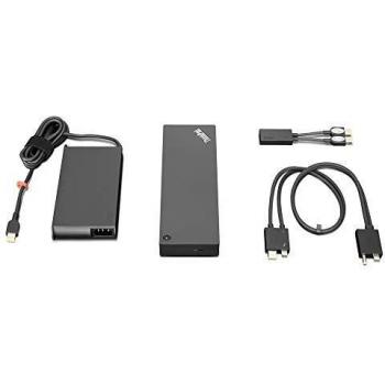 Docking Estación Lenovo Thunderbolt 3 Gen 2 con 13 Puertos, Hub USB y Refurbished