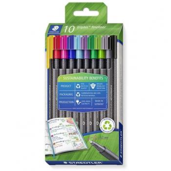 Rotulador Staedtler Triplus Fineliner 334 RC10