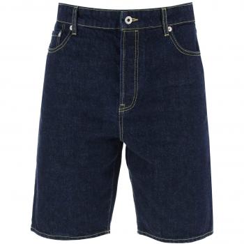 Kenzo Himawara Men's Dark Blue Denim Shorts - Size 32