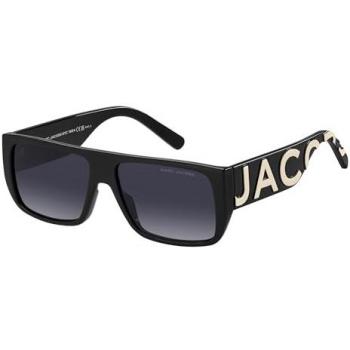 Marc Jacobs Black White/Dark Grey Sunglasses for Women, Size: 57 MM