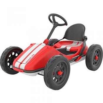 Chillafish Red Monzi RS - Pedal Plegable para niños con neumáticos de Piel de ruberskin sin Aire, tamaño Mediano