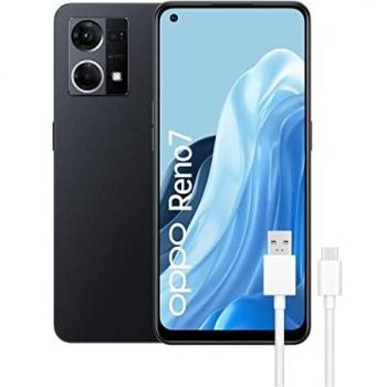 OPPO Reno7 – Smartphone 128GB, 8GB RAM, Dual Nano SIM, Snapdragon 680, Pantalla 6,43”, Cámara 64MP+2MP, Cámara Microscopio 2MP, Cámara selfie 32MP, Batería 4500mAh, Carga Rápida 33W - Negro