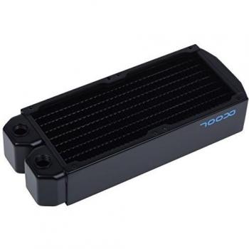Alphacool NexXxoS XT45 Full Copper 92mm Dual Radiator, black