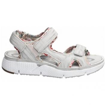 Sandalia Mujer Allrounder By Mephisto ITS ME - Piel Platino - Ajuste Velcros - Sistema Shock-Absorber - Comodidad