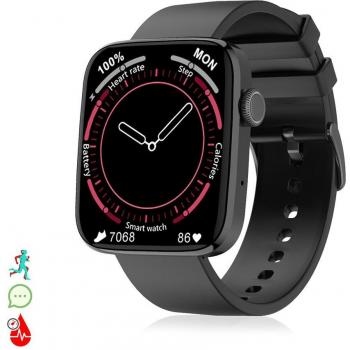 Smartwatch DT1 con corona giratoria inteligente, monitor de tensión y O2 en sangre