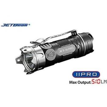 JETBeam II Pro xp-l Hi 510LM 16340 EDC LED linterna lámpara con Attack Head
