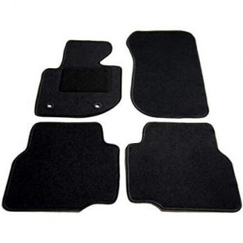 vidaXL Juego Alfombrillas Coche 4 Pzas Moqueta Tapete Automóvil Vehículo Carro