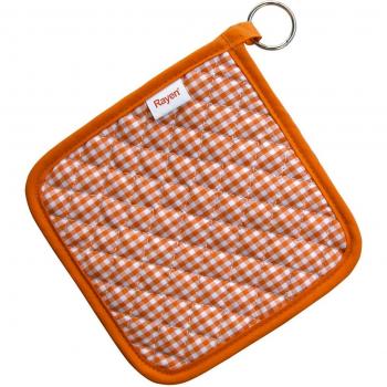 Rayen 6107 - Pack de 2 agarraderas, tejido anti-calórico, color naranja