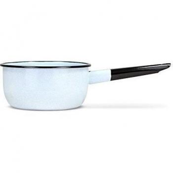 Cocina Colador de perforación – Comodidad, esmaltada, 1,5 L