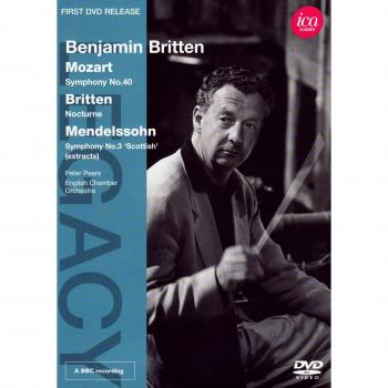 Benjamin Britten - Mozart, Britten, Mendelssohn [Alemania] [DVD]