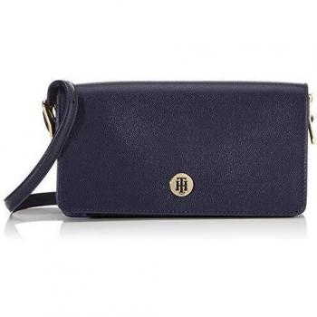 Chic Blue Adjustable Polyurethane Crossbody Shoulder Bag with Pockets