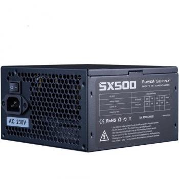 Hiditec PSX500 Bulk Fuente de Alimentación ATX 500W 20+4 pin Negro