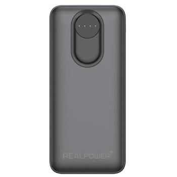 Powerbank RealPower PB-20000 Pro, 20.000 mAh, 30W, 2 Puertos USB-A, 1 Puerto USB-C