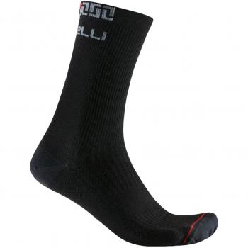 Calcetines Castelli Bandito Merino 18 Negro Profundo Unisex - S/M