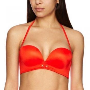 Gossard - Parte de arriba de bikini para mujer, color sunset red, talla talla inglesa: 30 dd