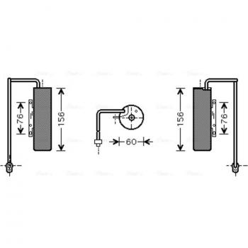 Secador deshidratante para aire acondicionado AVA COOLING OLD453