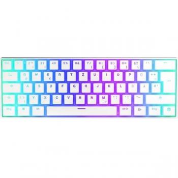 Teclado para gaming blanco