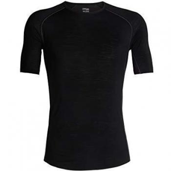 Icebreaker BodyfitZONE 150 Camiseta, Hombre, Negro, Large