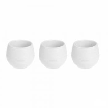 Set de Macetas Blanco Plástico 6,2 x 6,2 x 6,6 cm (8 Unidades)