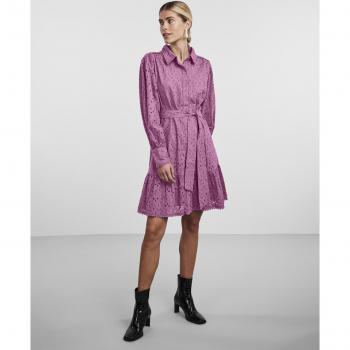 Vestido corto troquelado Yas